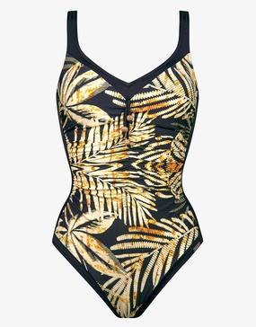 Seductive Leaves Moulded Swimsuit - Black Ivory Swim Womens - monokinis best price