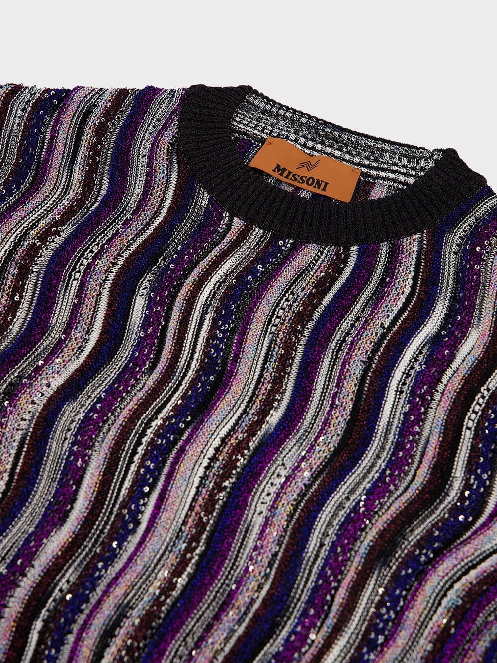 Sequin-Embellished Mini Dress