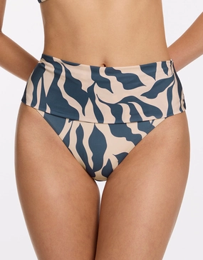 Sereno Fold Bikini Pant - Steel Blue Swim Womens - one-pieces cheap