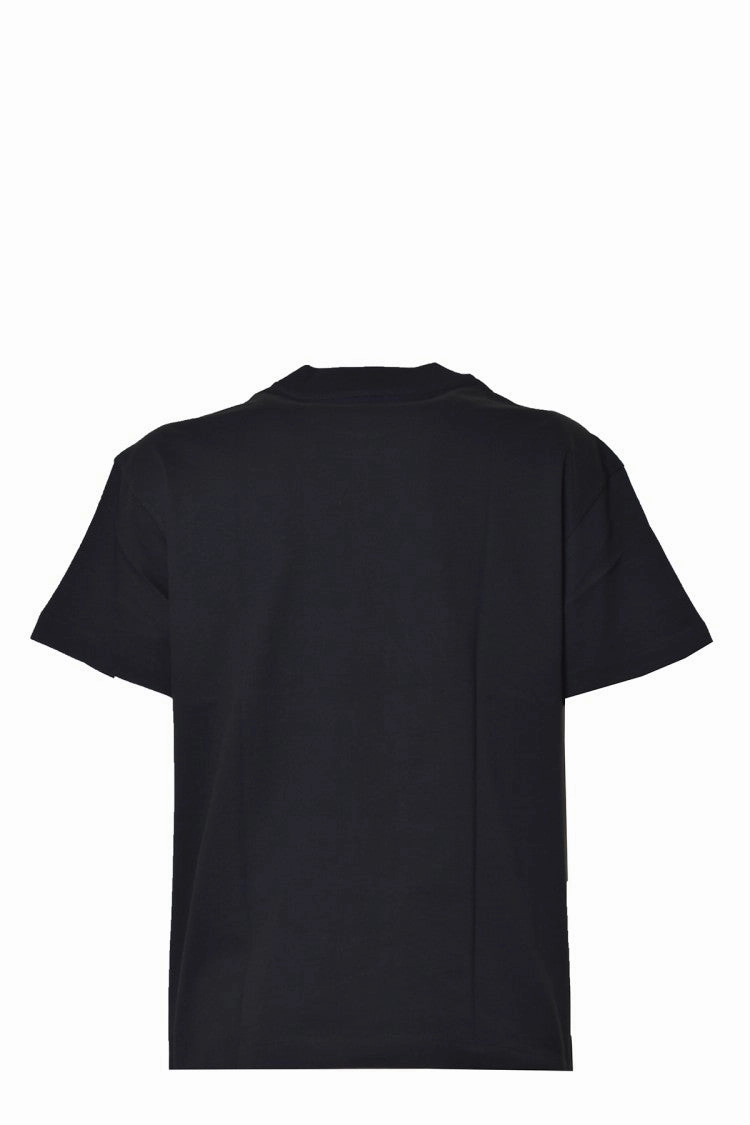 Set Of 3 Black Cotton T-Shirts
