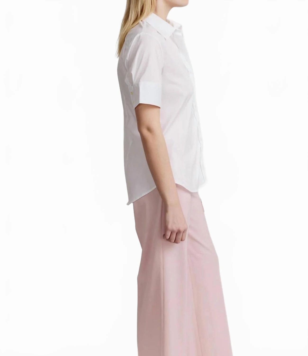 Short Sleeve Shirt In White