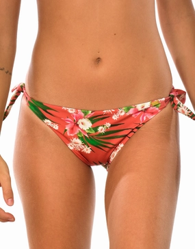 Sienna Mikta Tie Bikini Bottom - Paprika Swim Womens - swimsuits outlet