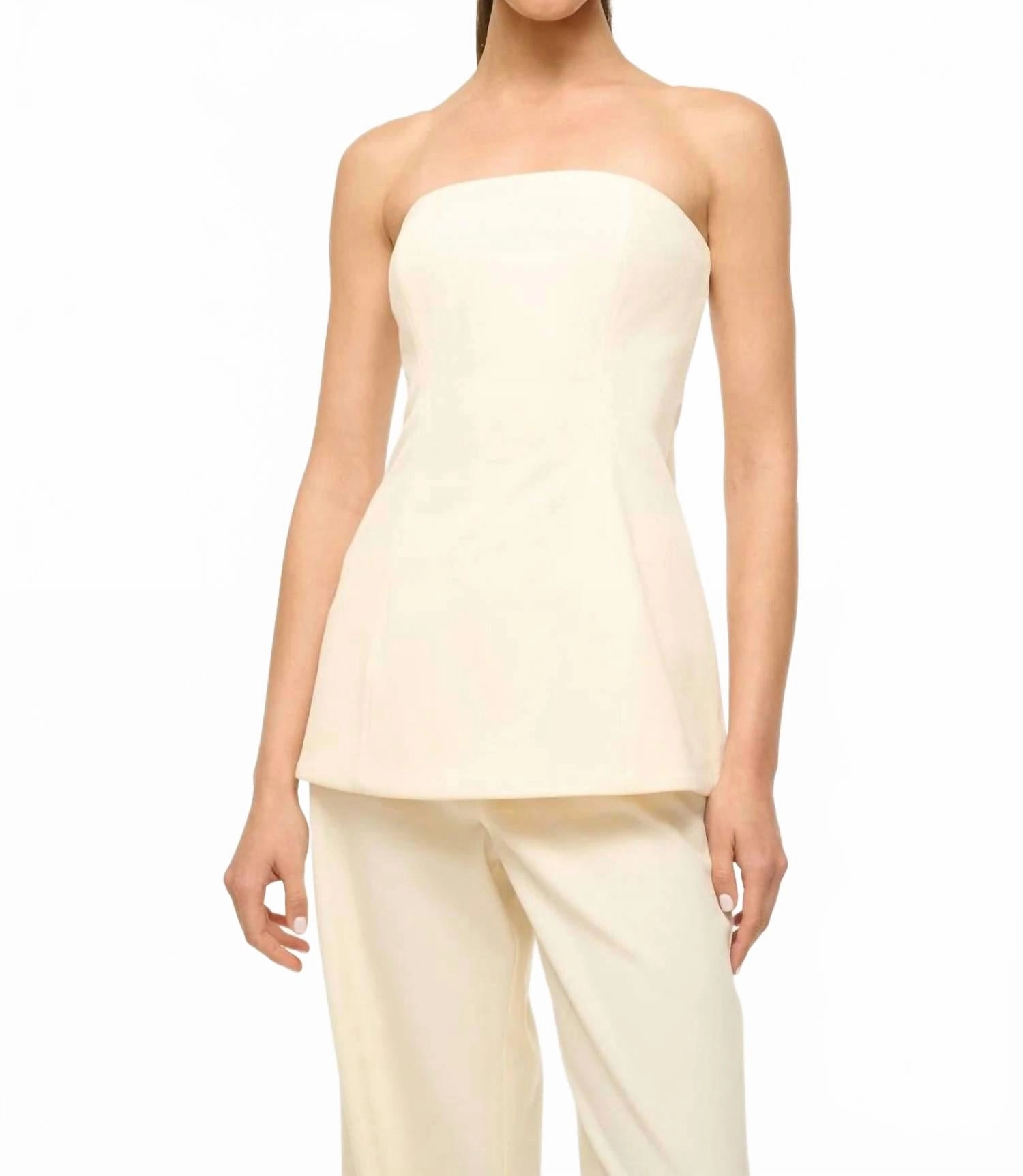 Silvia Top In Ecru
