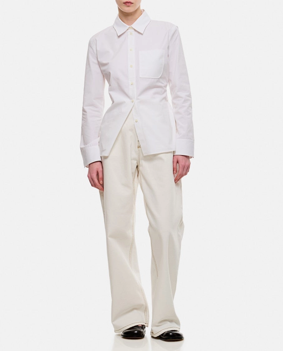 Single Pocket Fitted Shirt