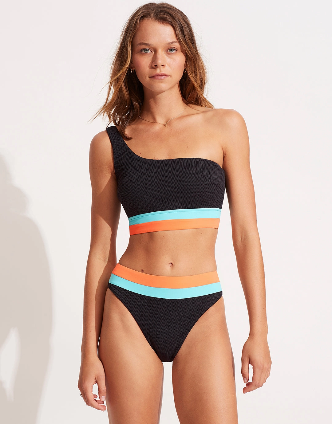 Slice of Splice High Rise Bikini Pant - Black