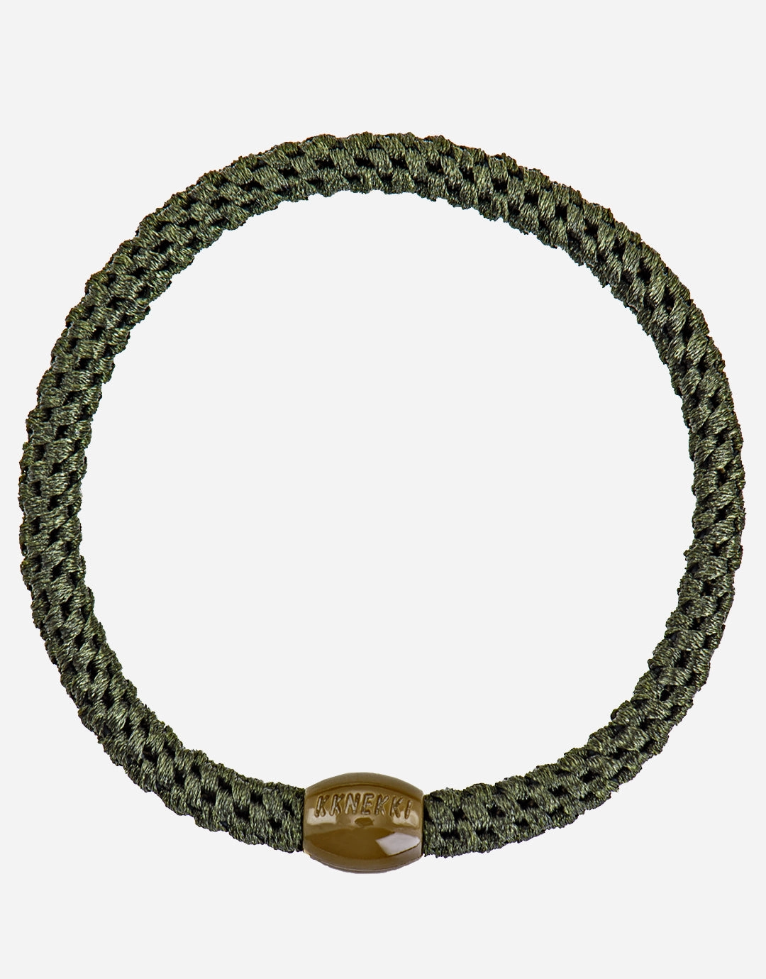 Slim Hair Tie - Bottle Green Kknekki - Kknekki fashion outlet