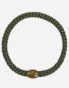 Slim Hair Tie - Bottle Green Kknekki - Kknekki fashion outlet