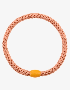 Slim Hair Tie - Coral Kknekki - Kknekki fashion outlet