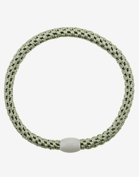 Slim Hair Tie - Dusty Green Kknekki - Kknekki fashion outlet
