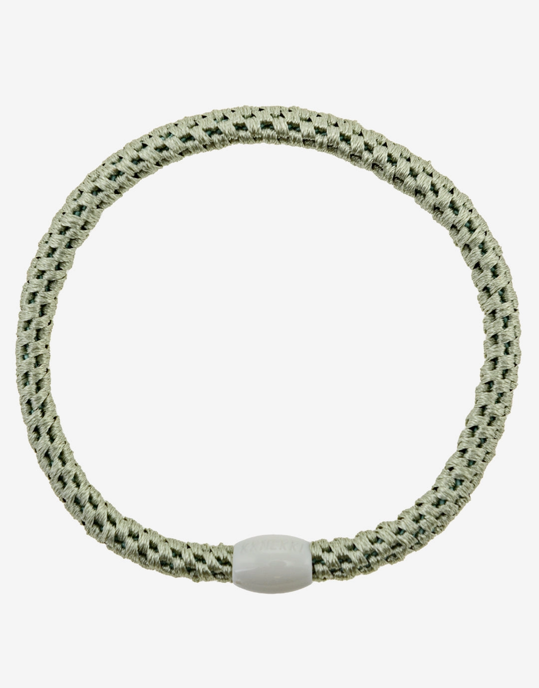 Slim Hair Tie - Dusty Green Kknekki - Kknekki fashion outlet