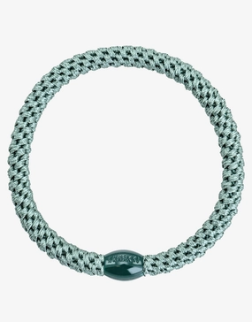 Slim Hair Tie - Faded Green Kknekki - Kknekki fashion outlet