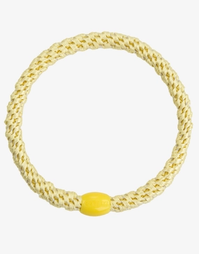 Slim Hair Tie - Light Yellow Kknekki - Kknekki fashion outlet
