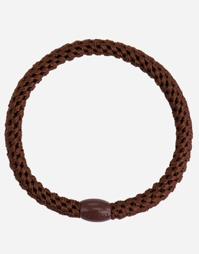 Slim Hair Tie - Mid Brown Kknekki - Kknekki fashion outlet
