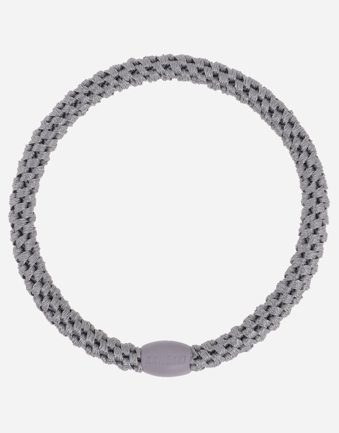 Slim Hair Tie - Mid Grey Kknekki - Kknekki fashion outlet