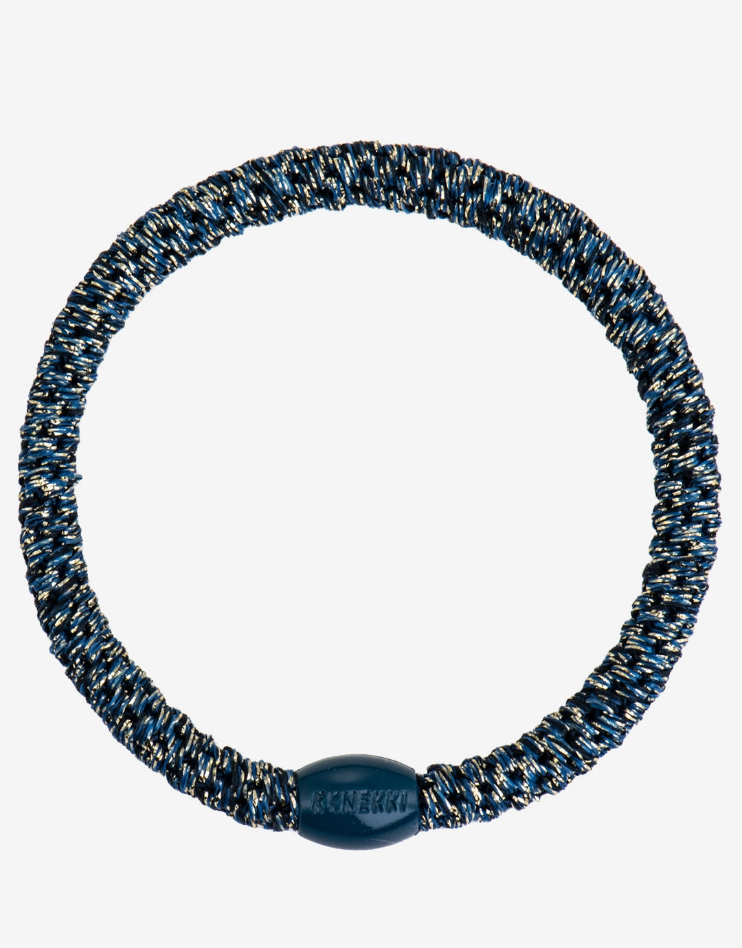 Slim Hair Tie - Navy Glitter Kknekki - Kknekki fashion outlet