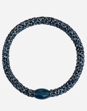 Slim Hair Tie - Navy Glitter Kknekki - Kknekki fashion outlet