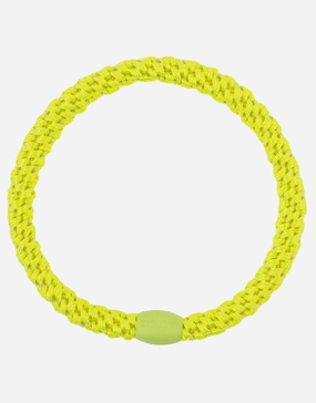 Slim Hair Tie - Neon Yellow Kknekki - Kknekki fashion outlet