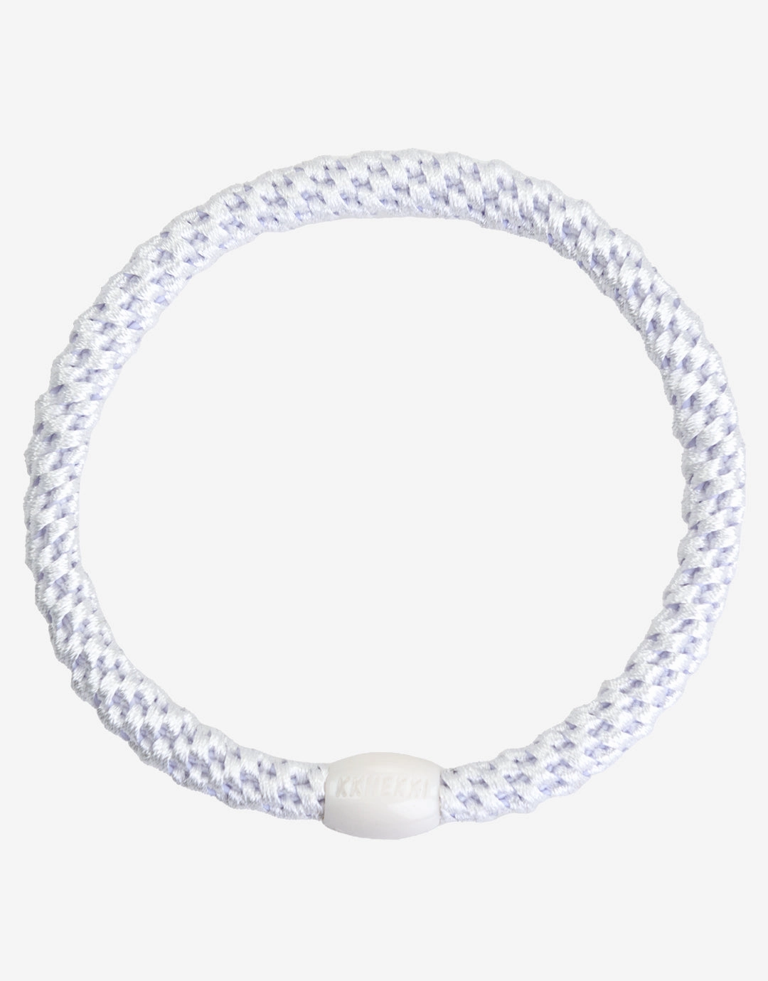 Slim Hair Tie - White Kknekki - Kknekki fashion outlet
