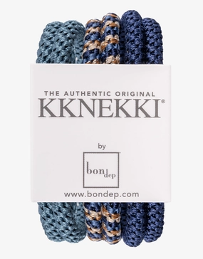 Slim Hair Tie Bundle - Blues Kknekki - Kknekki fashion outlet