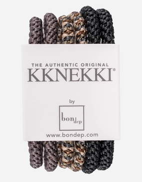 Slim Hair Tie Bundle - Dark Browns Kknekki - Kknekki fashion outlet
