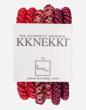 Slim Hair Tie Bundle - Dark Pinks Kknekki - Kknekki fashion outlet