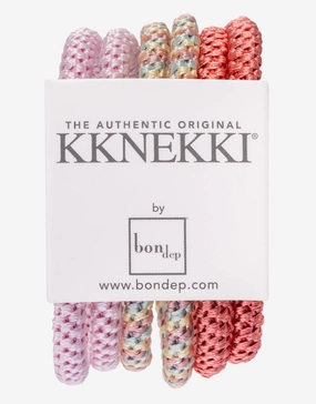 Slim Hair Tie Bundle - Pastel Pinks Kknekki - Kknekki fashion outlet