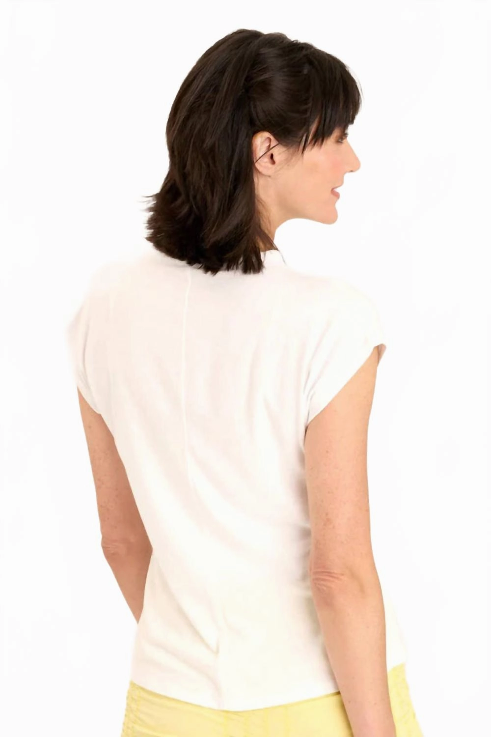 Slub Arwen Top In White