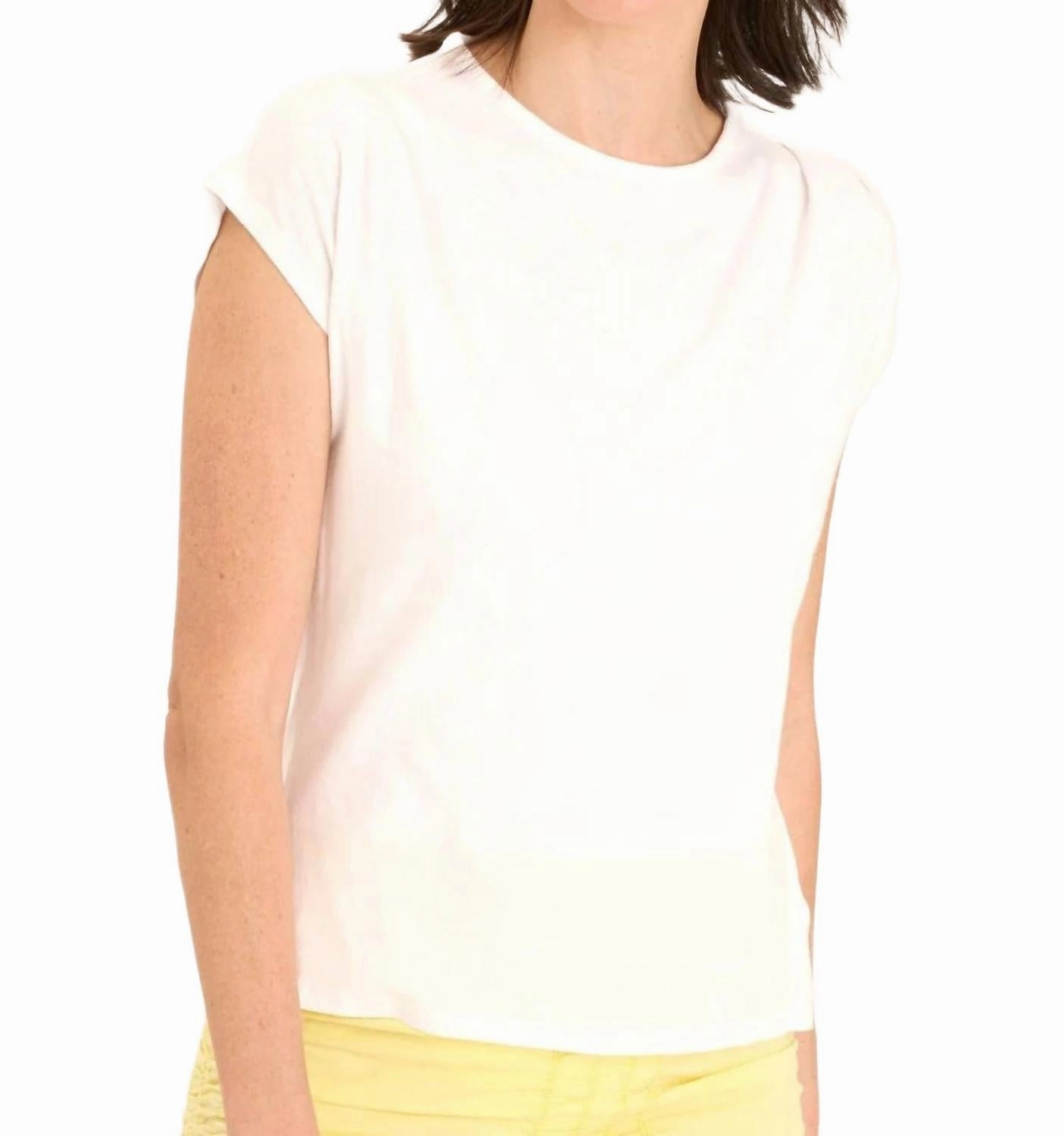 Slub Arwen Top In White