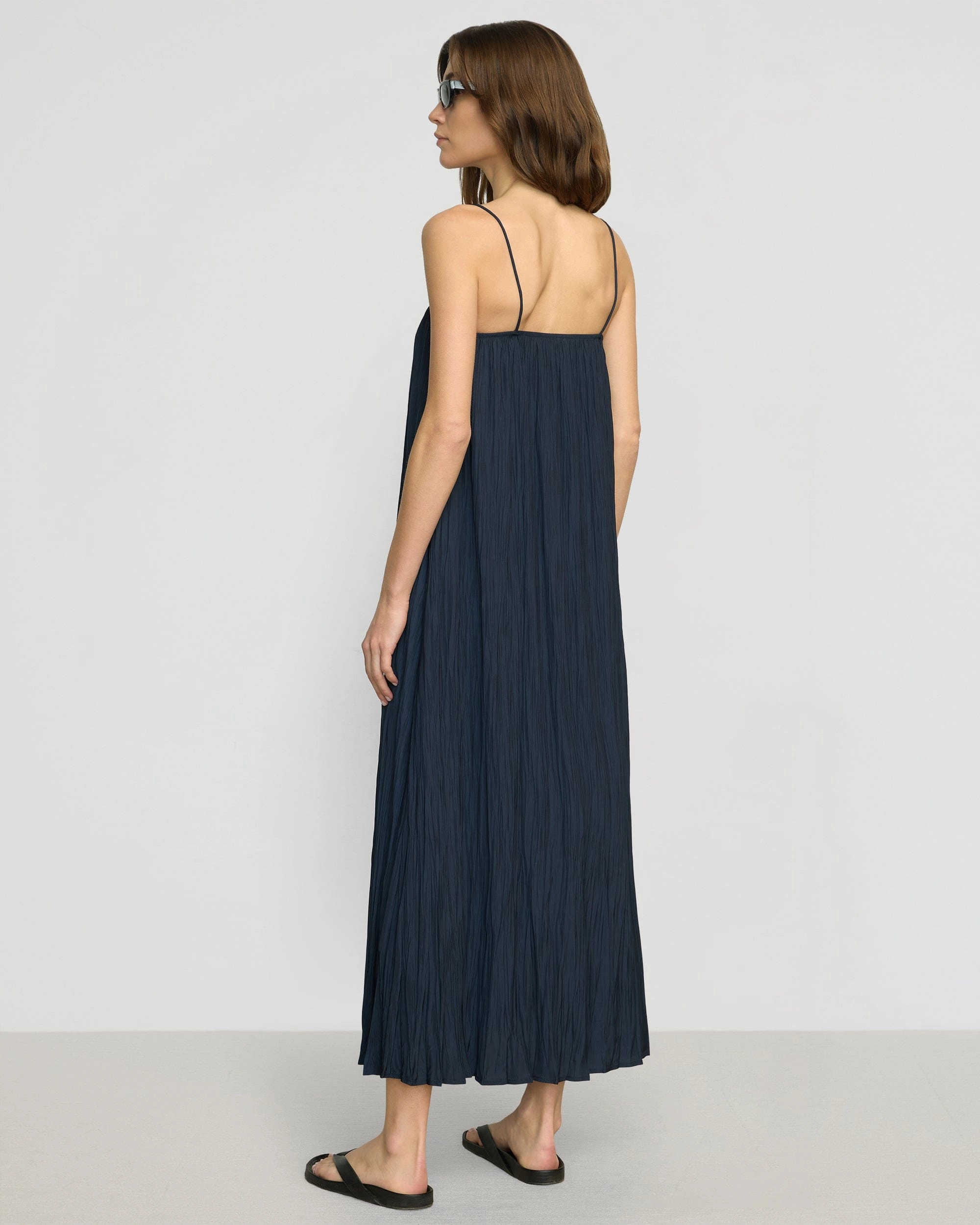 Solange Crinkled Maxi Dress