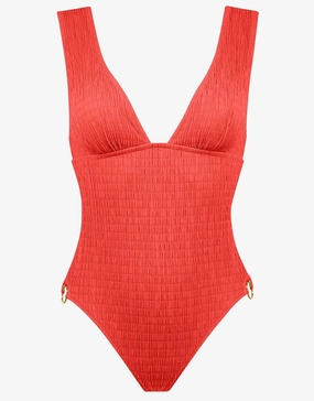 Solid Crush Swimsuit - Fiery Coral Watercult - Watercult swimsuits sale