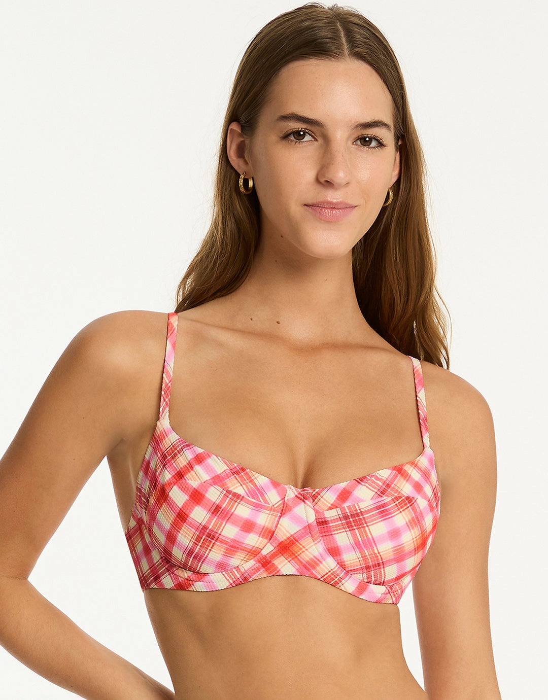 Somerset Balconette Bikini Top - Pink Swim Womens - beachwear discount