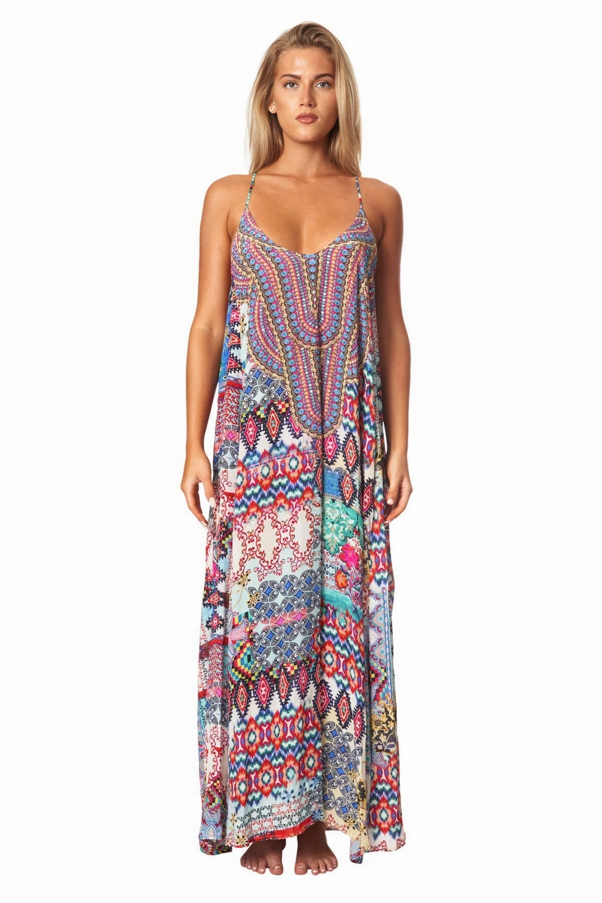 Spain T-Back Maxi Dress