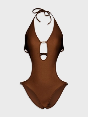 Sparkling Jersey Swimsuit With Interlocking G Swim Womens clearance sale