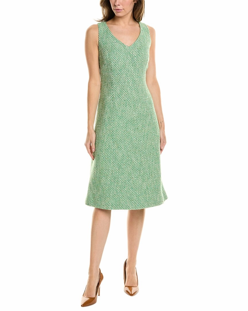 St. John Tweed Wool-Blend Dress