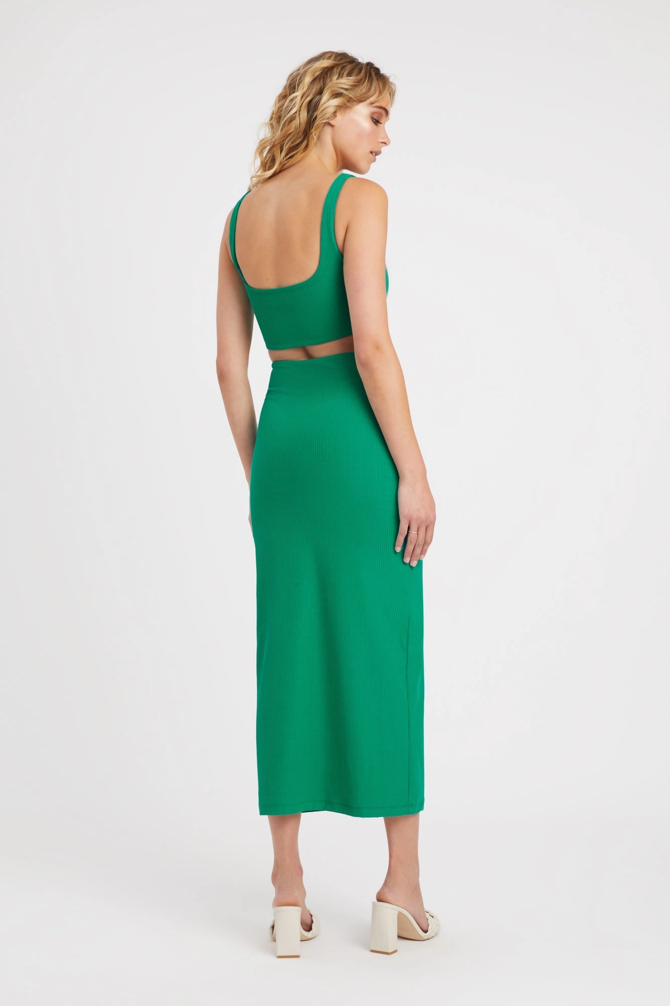 Staple Rib Midi Skirt