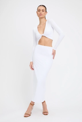 Staple Rib Midi Skirt womens leggings best offer