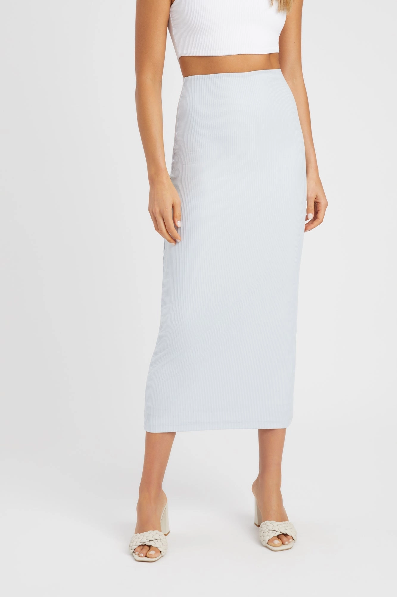 Staple Rib Midi Skirt