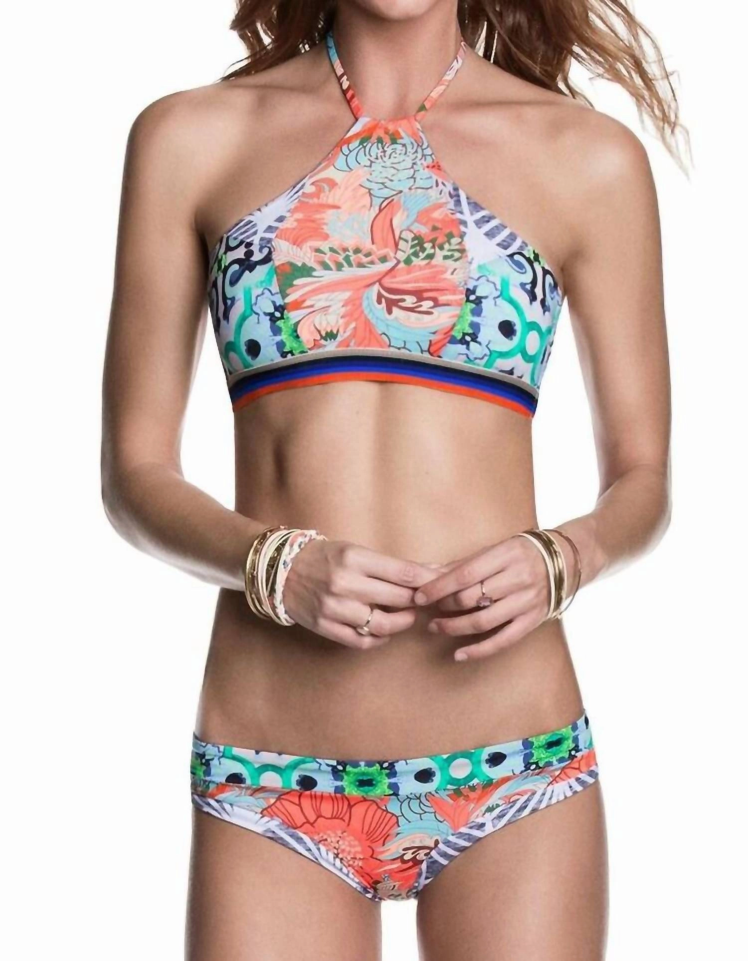Stayin Alive Top In Multi Swim Womens - bandeau bikinis clearance