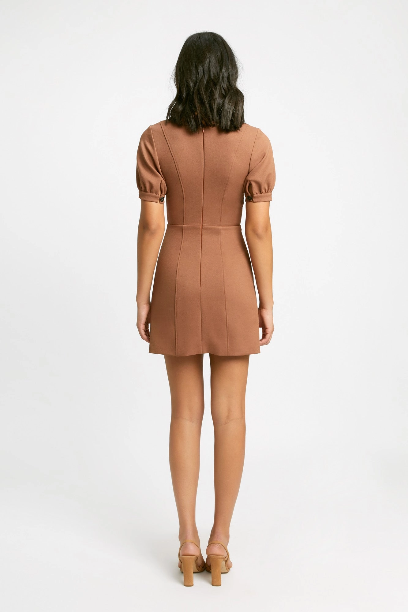Stella Button Mini Dress