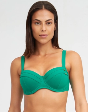 Stella Underwired Bikini Top - Green Nuria Ferrer - Nuria Ferrer fashion sale