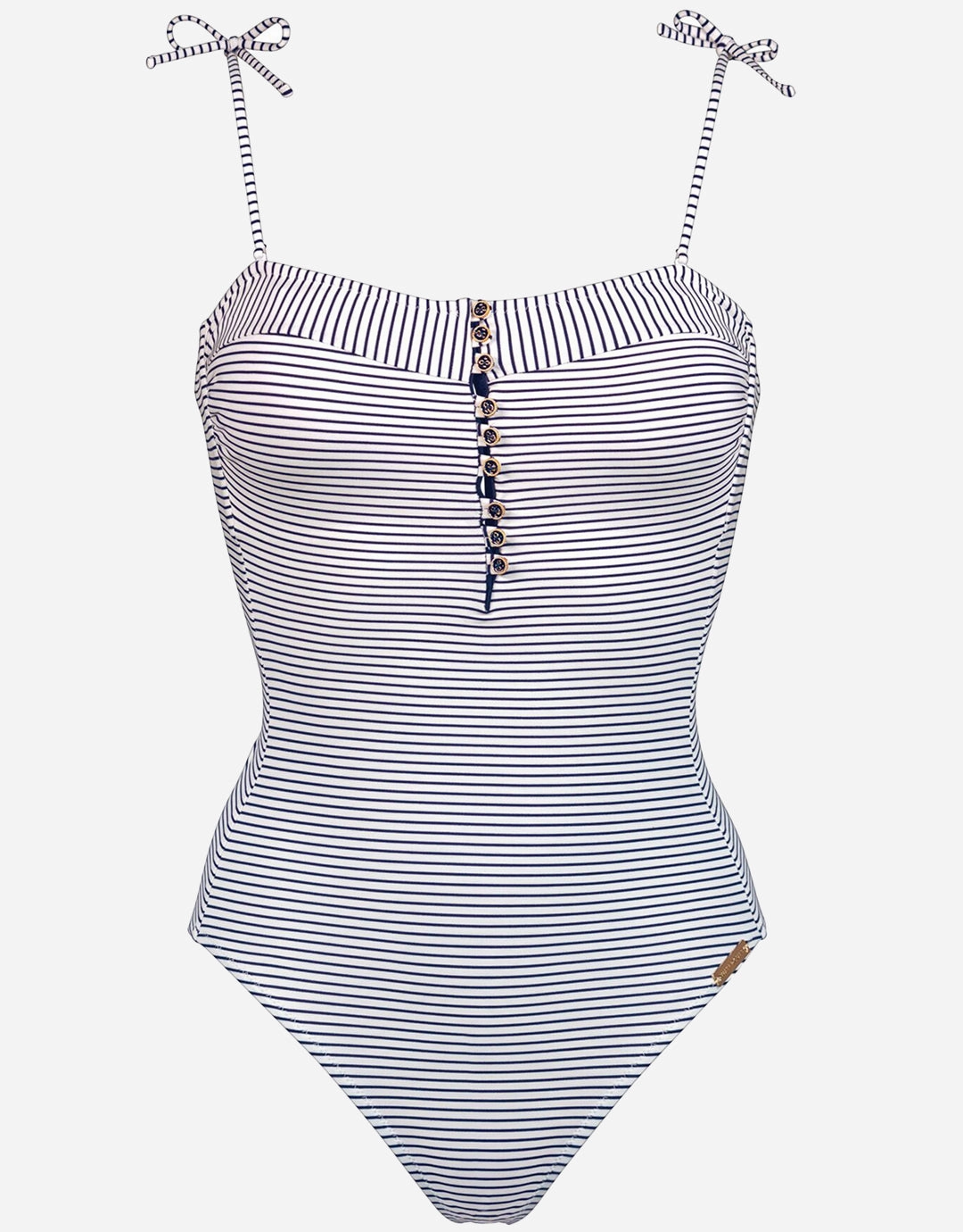 Strawberry Kiss Bandeau Swimsuit - White Night Blue Watercult - Watercult swimsuits sale