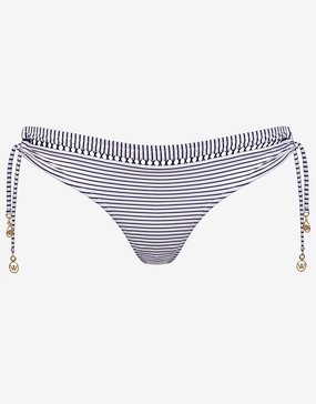 Strawberry Kiss Tie Side Bikini Pant -  White Night Blue Watercult - Watercult swimsuits sale