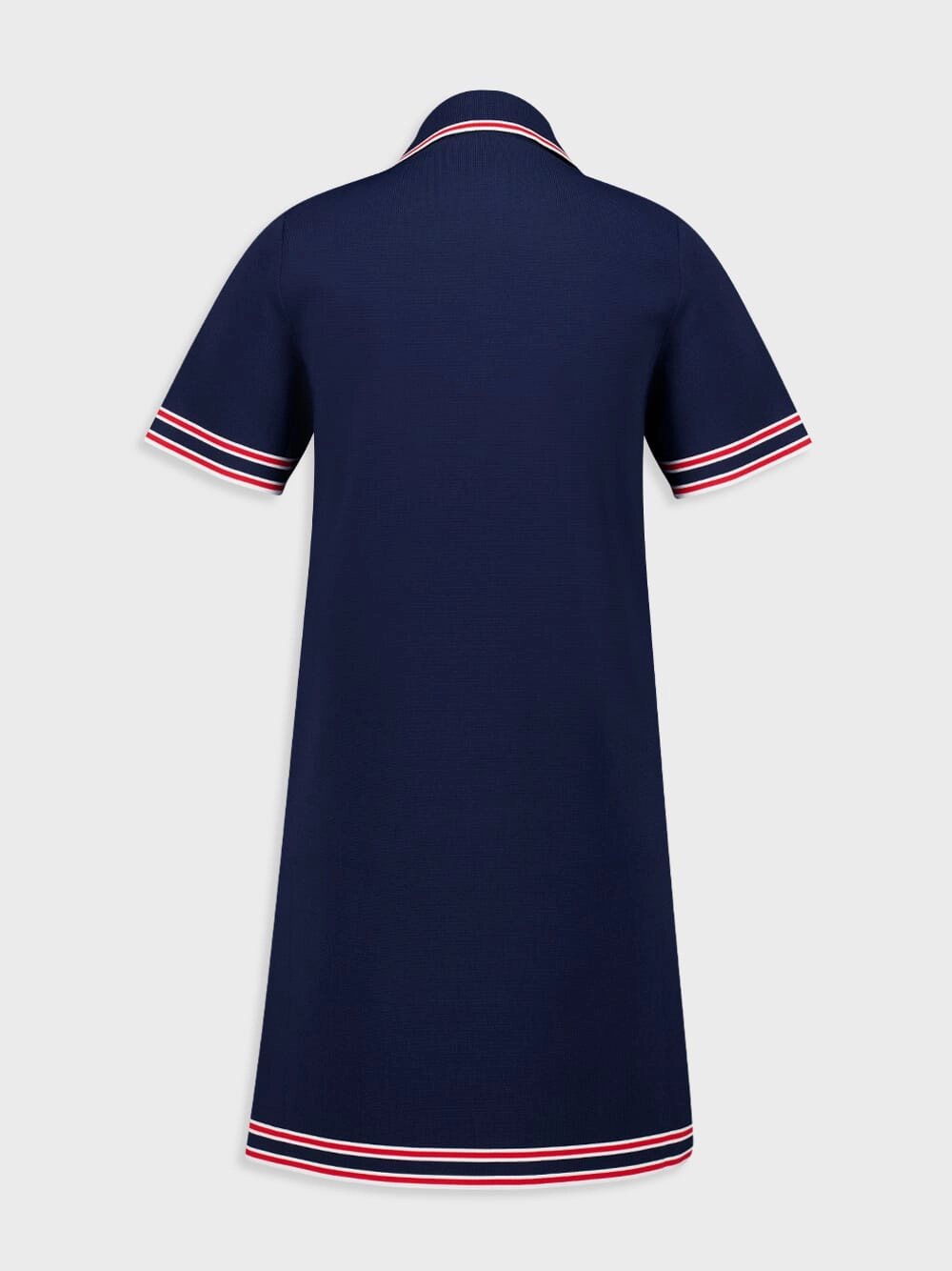 Stretch Viscose Polo Dress