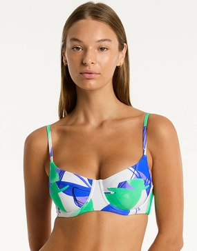 Sublime Balconette Bra Bikini Top - Cobalt Sea Level - Sea Level swimwear clearance