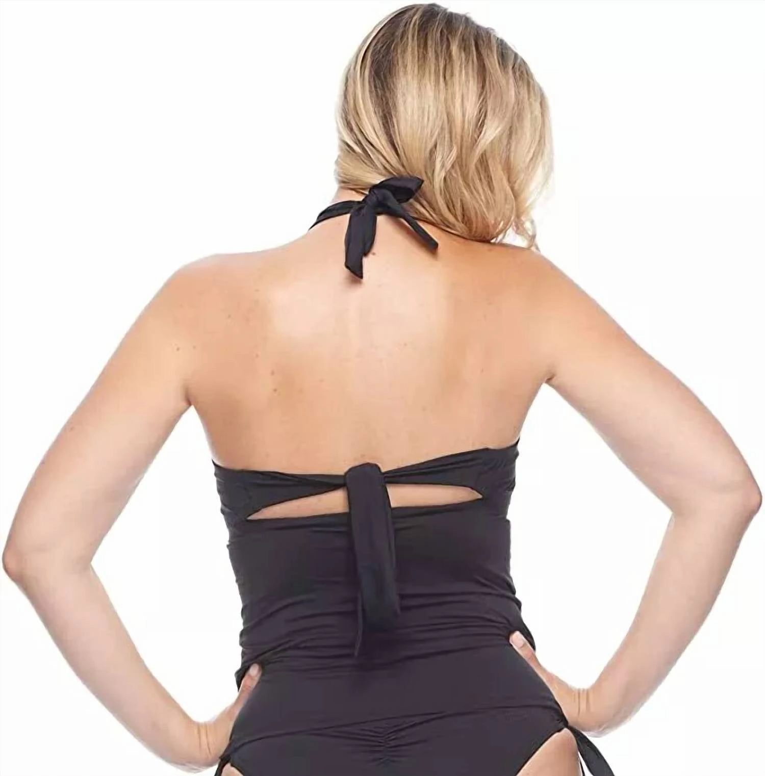 Sulawesi Amelia Tankini Top In Black