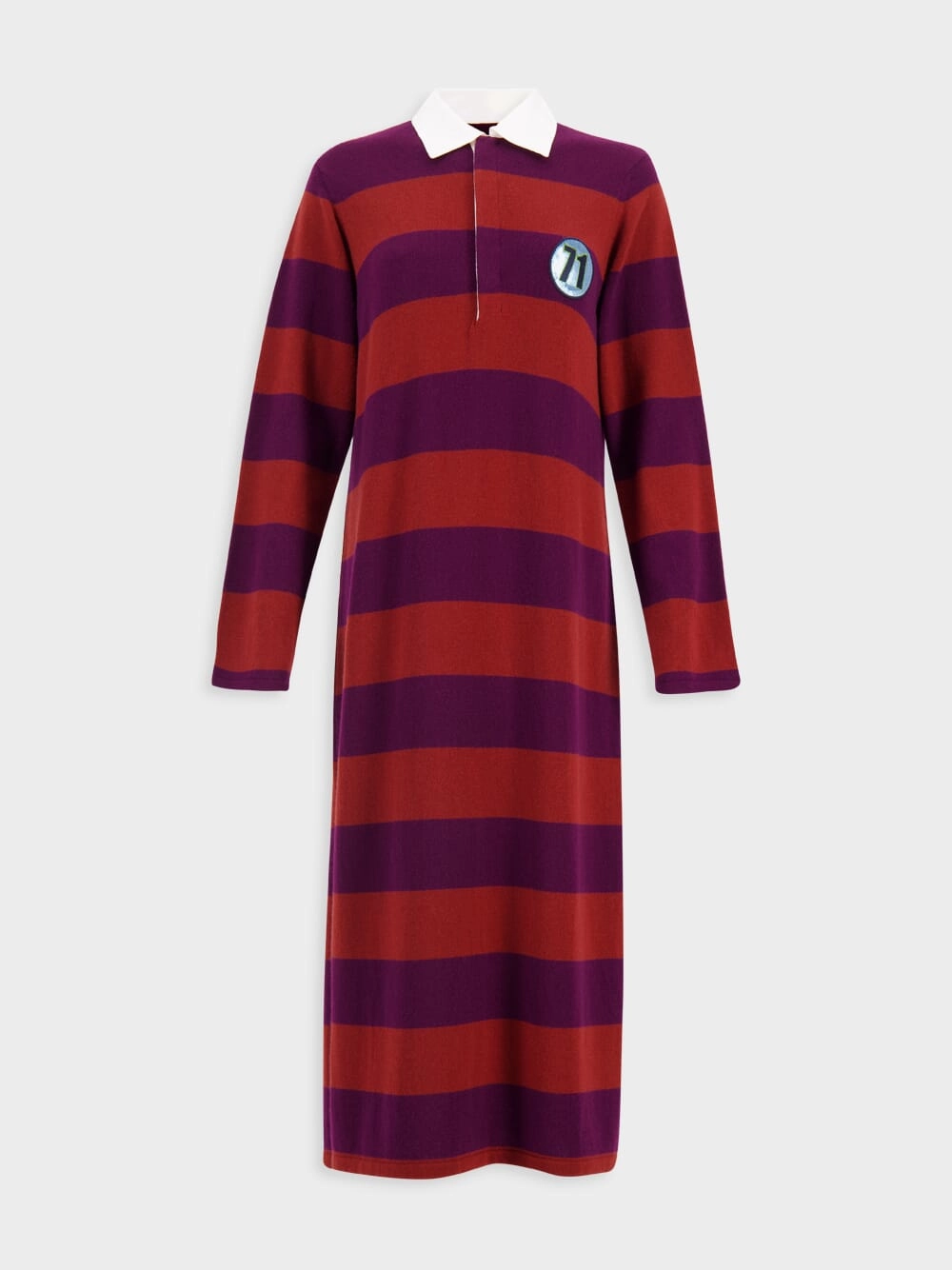 Sulfur Stripped Cashmere Polo Dress cocktail dresses cheap