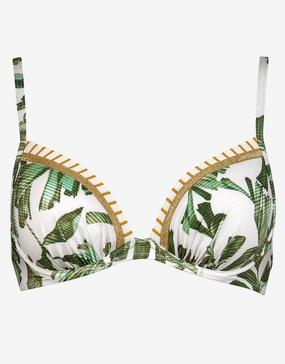 Summer Duo Underwired Bikini Top - Leafy Breeze Swim Womens - crochet bikinis sale