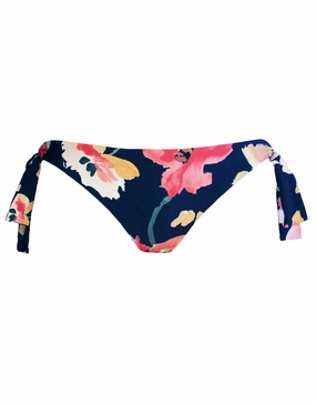 Summer Memoirs Loop Tie Hipster Pant - Indigo Swim Womens - swimsuits outlet