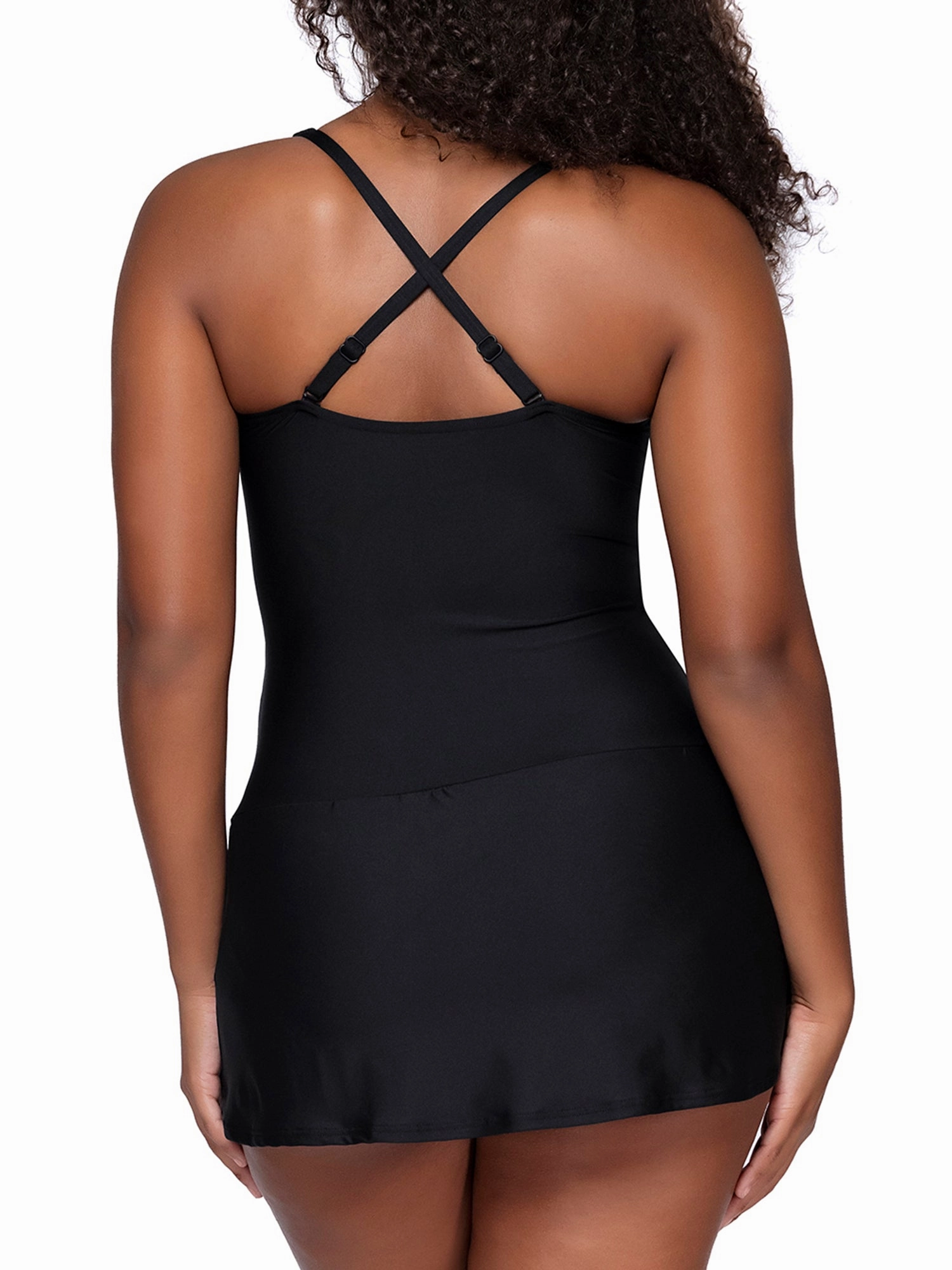 Sunsets Women's Black Sienna Swim Dress