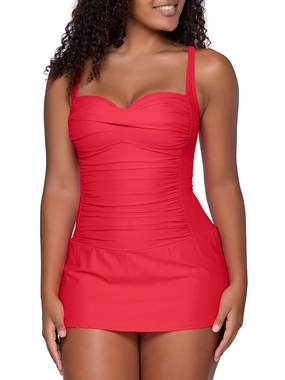 Sunsets Women's Geranium Sienna Swim Dress Swim Womens - push-up swimsuits cheap